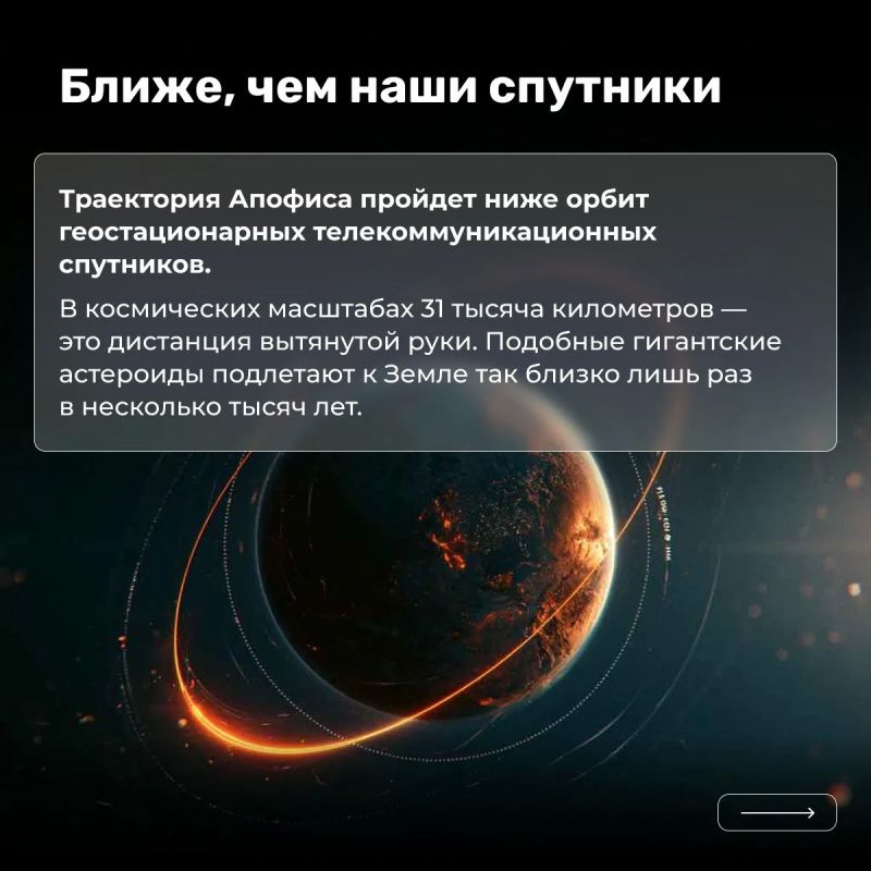 13 апреля 2029 года небо устроит настоящее космическое шоу 13 апреля 2029 года небо устроит настоящее космическое шоу