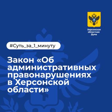Объясняем суть за 1 минуту: новый закон об административных правонарушениях в Херсонской области