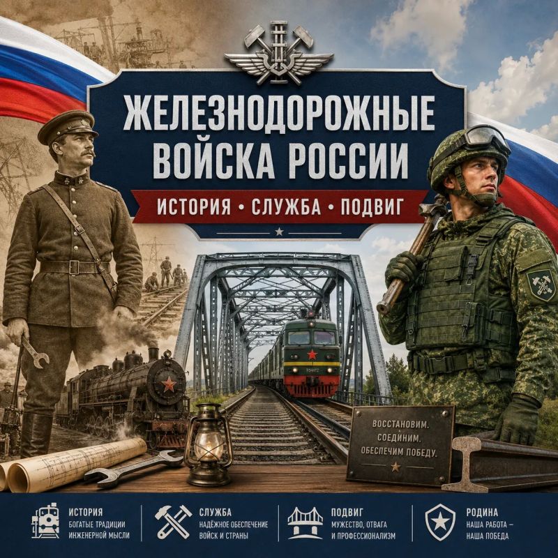 Железнодорожные войска России: история, служба, подвиг