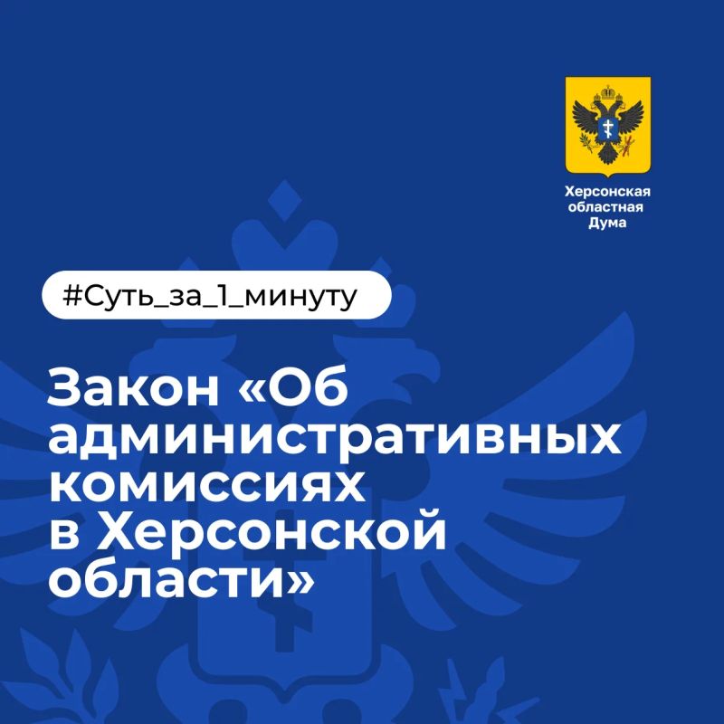 Объясняем суть за 1 минуту: закон об административных комиссиях в Херсонской области
