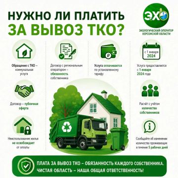 Нужно ли платить за вывоз твёрдых коммунальных отходов?