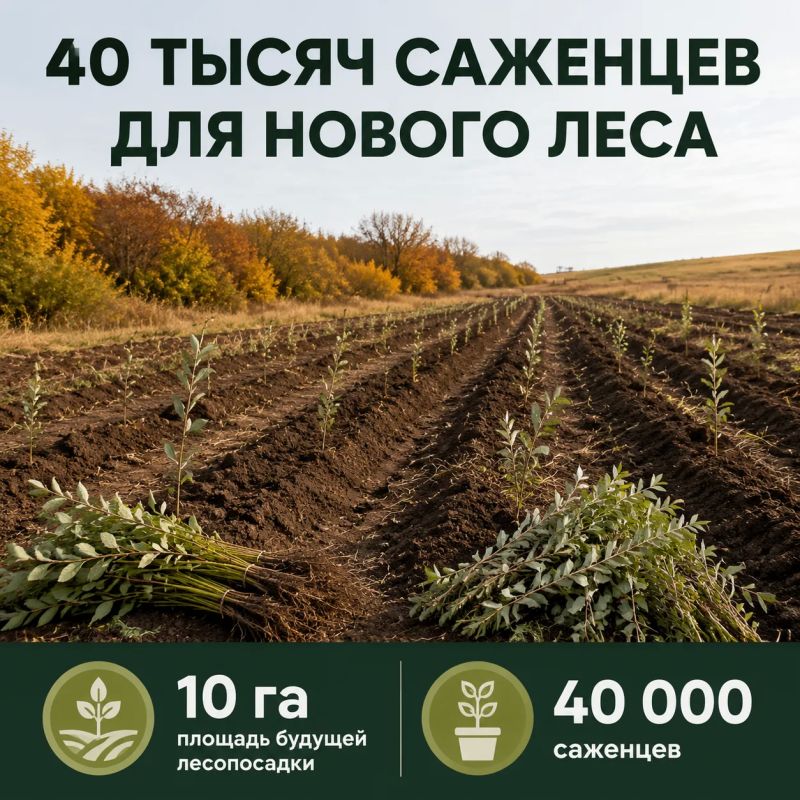 В Новотроицком лесхозе осенью подготовят почву для посадки леса в 2027 году
