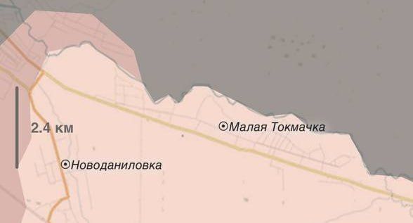Малая Токмачка практически полностью под контролем ВС РФ