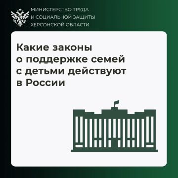 Какие законы о поддержке семей с детьми действуют в России?