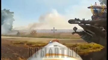Кадры уничтожения САУ 2С22 «Богдана» ударом FPV десантников