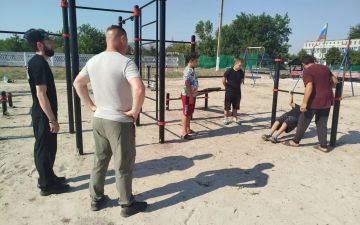 Новая спортплощадка объединила спортсменов Генического и Каховского округов