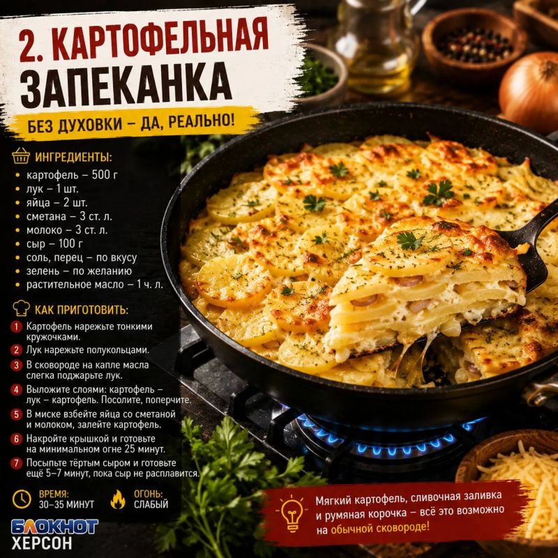 Духовка не нужна: готовим на сковороде Духовка не нужна: готовим на сковороде