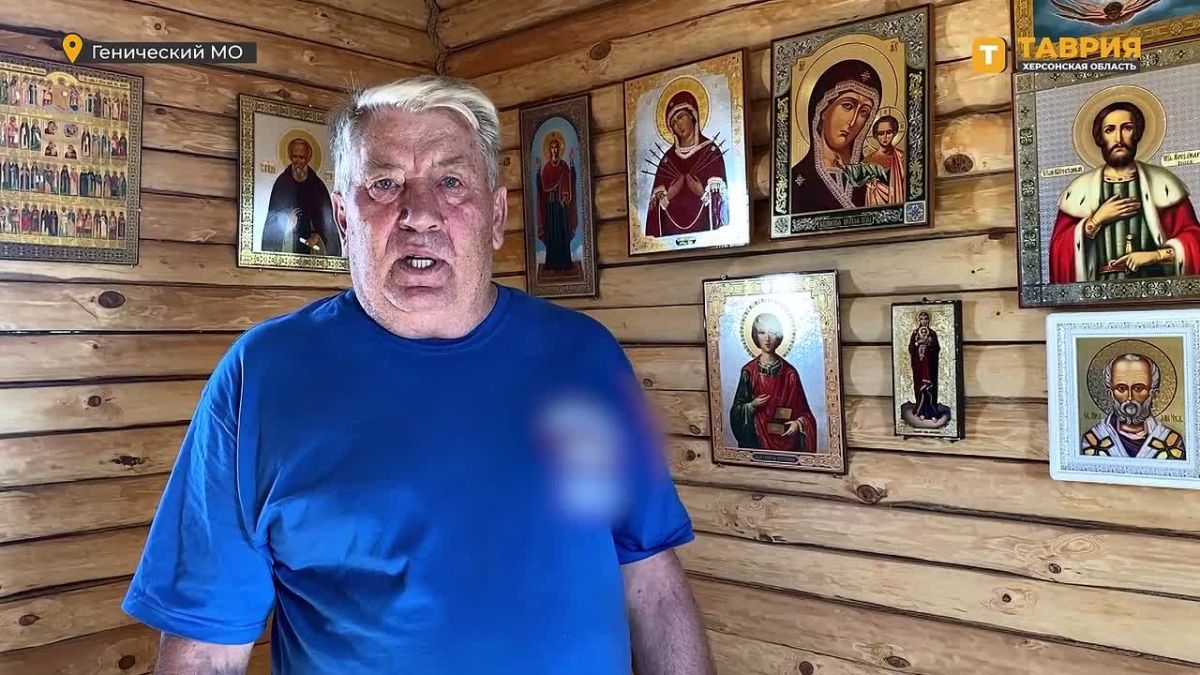 В Геническе на аллее памяти, посвященной 80-летию Великой Победы, освятили часовню