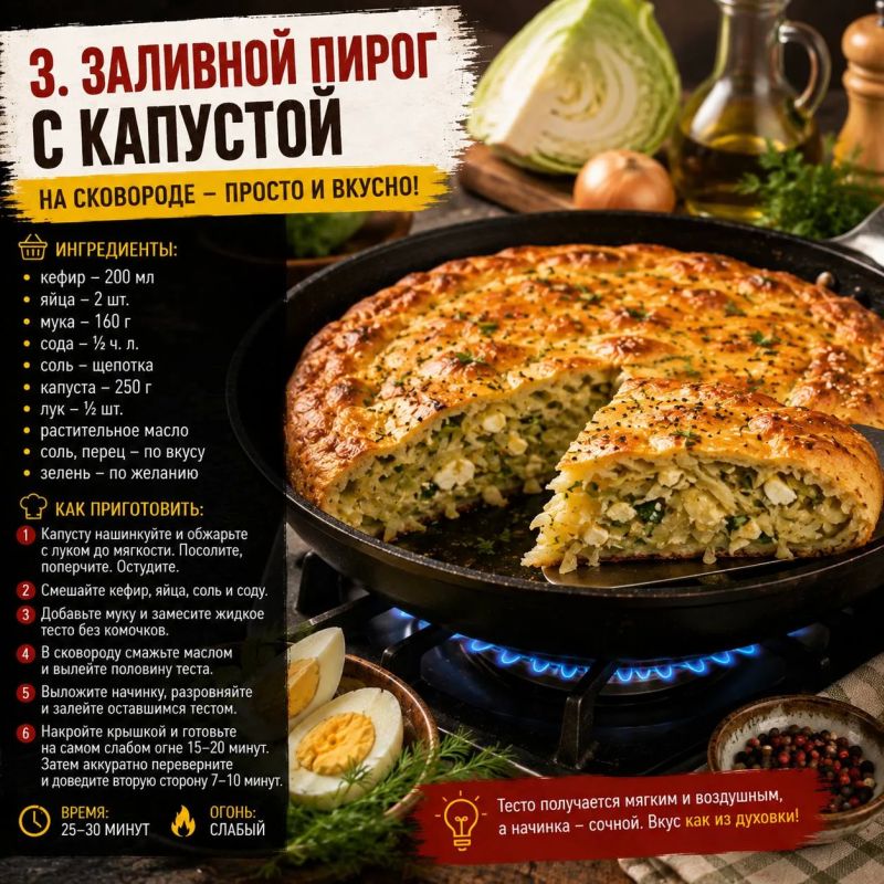 Духовка не нужна: готовим на сковороде Духовка не нужна: готовим на сковороде