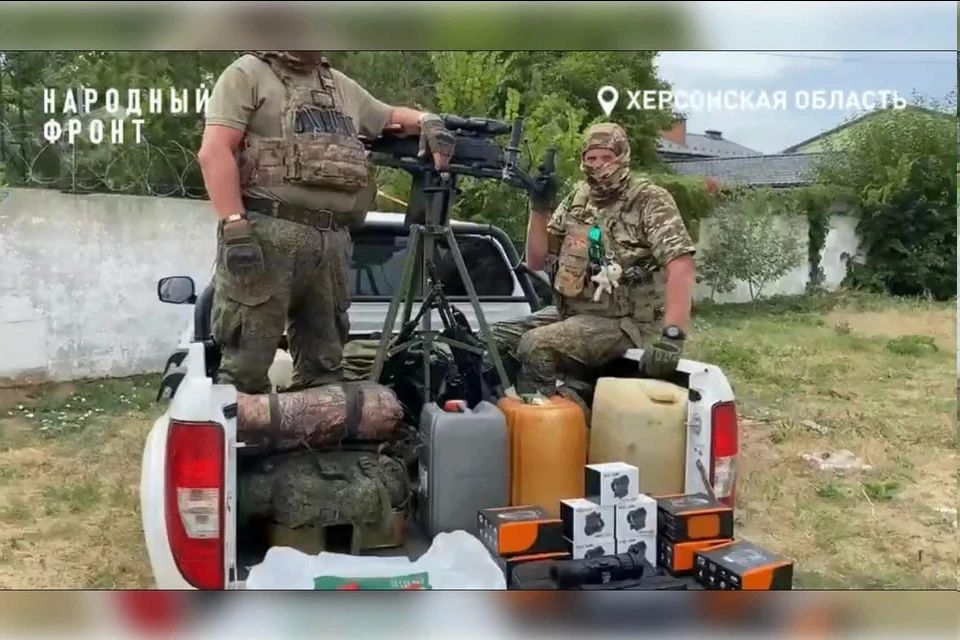 Приборы ночного видения передали мобильным огневым группам на Херсонщине