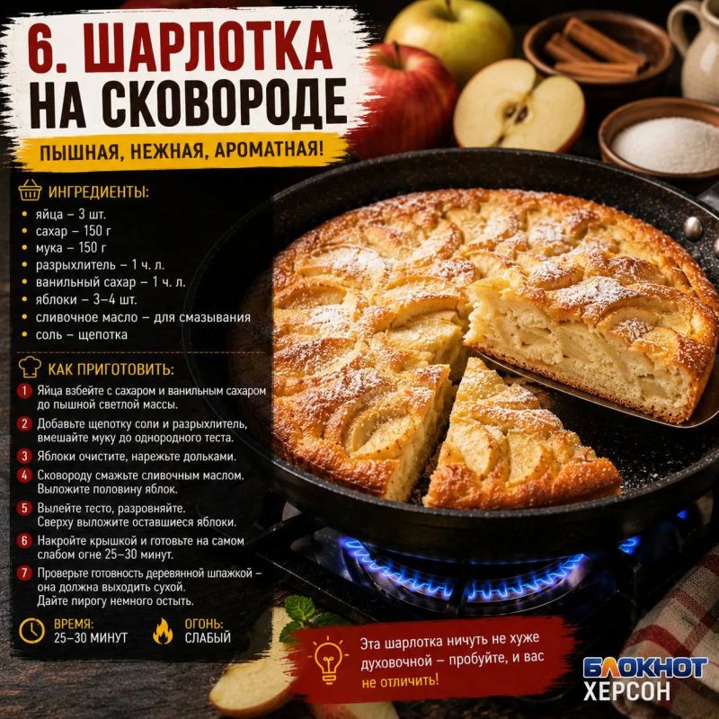 Духовка не нужна: готовим на сковороде Духовка не нужна: готовим на сковороде