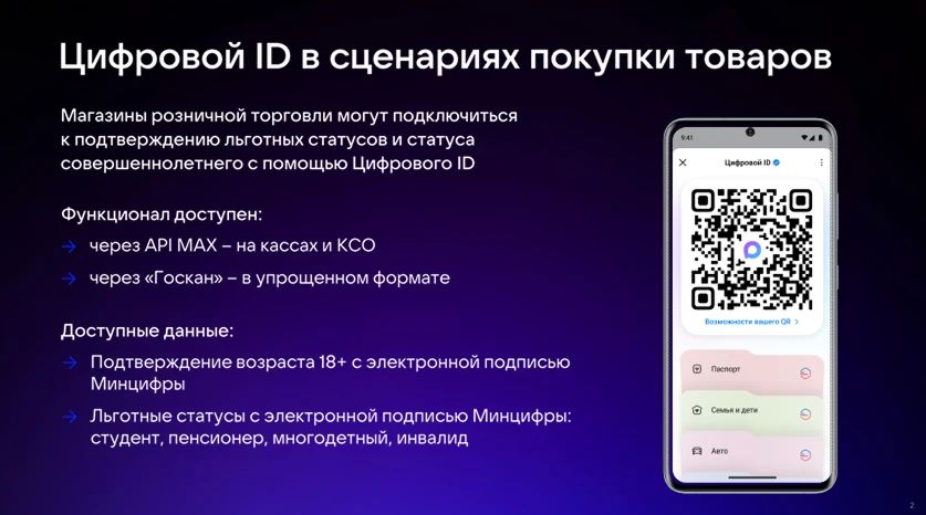 Цифровой ID MAX: будущее уже в магазинах России! Цифровой ID MAX: будущее уже в магазинах России!