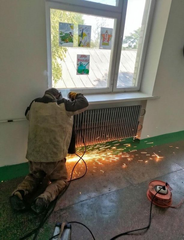 Рязанцы подготовили детский сад в Первоконстантиновке к отопительному сезону Рязанцы подготовили детский сад в Первоконстантиновке к отопительному сезону