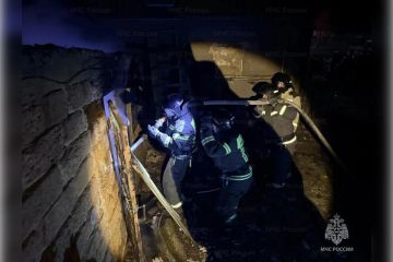 В Херсонской области по неизвестной причине сгорел дом