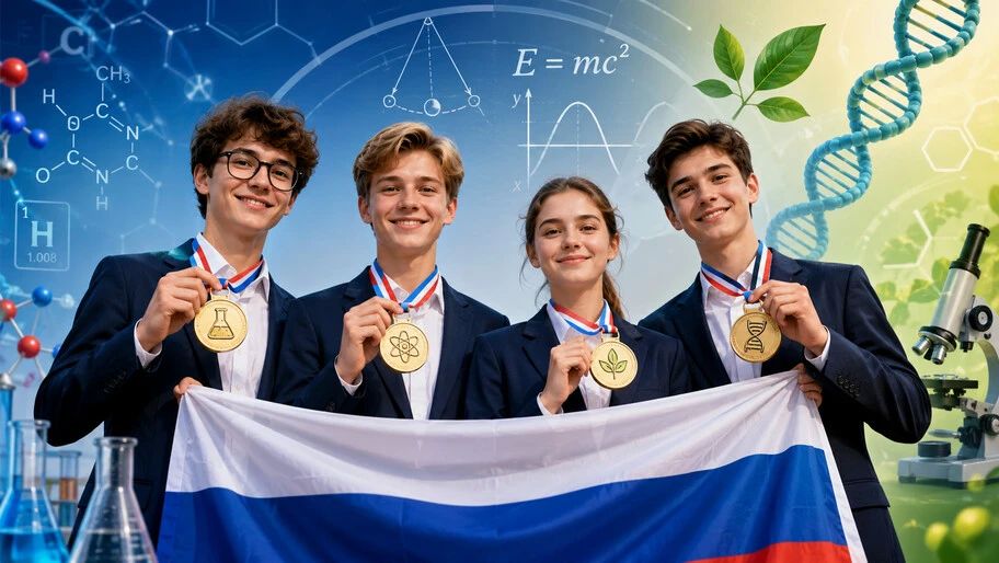 Российские школьники с начала года завоевали 31 медаль