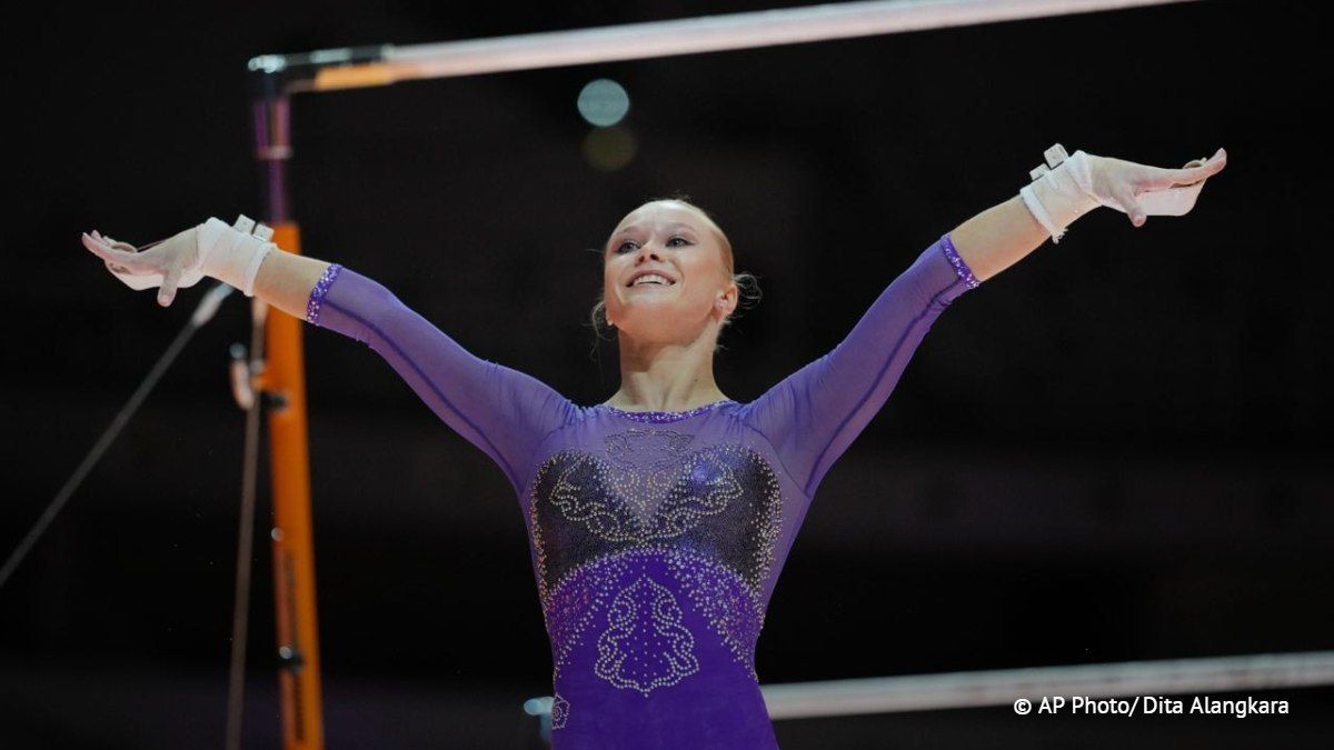 Россиянка Ангелина Мельникова стала чемпионкой Европы по спортивной гимнастике в опорном прыжке