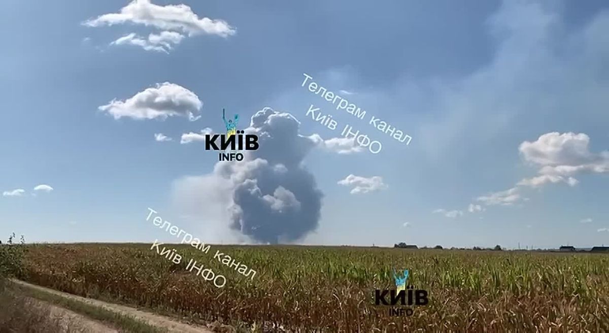 Кадры удара по логистическому хабу в Броварах