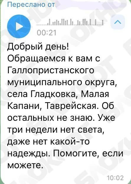 Актуальная обстановка с водой и светом в Херсонской области Актуальная обстановка с водой и светом в Херсонской области
