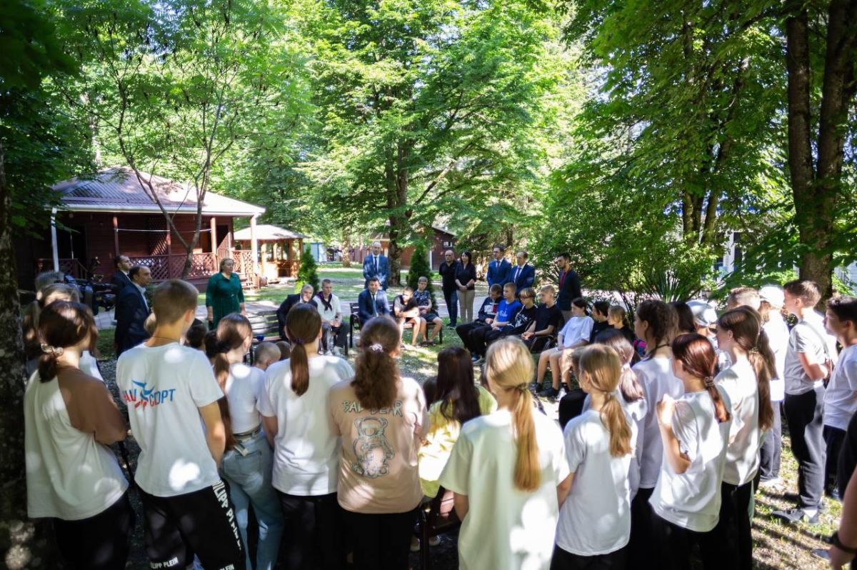 За три года в Адыгее отдохнуло около 1,5 тысячи детей из Херсонской области