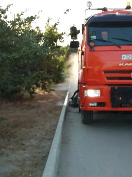 Благоустройство Геническа и населённых пунктов округа: итоги рабочего дня МКУ «Горжилстрой»