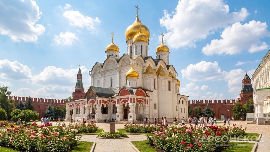 Путин помолился в Архангельском соборе Кремля, где обретены мощи Дмитрия Донского