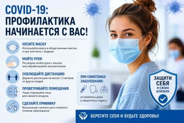 COVID-19: профилактика начинается с простых привычек