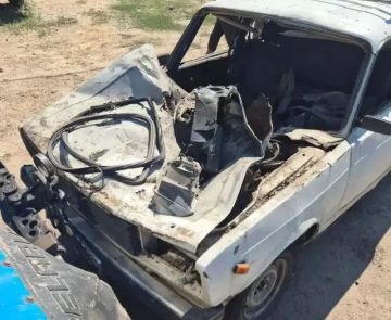 В Горностаевском округе в результате атаки БпЛА ВСУ повреждены автомобиль ВАЗ-2104 и трансформатор