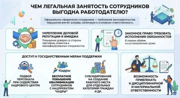 Чем легальная занятость сотрудников выгодна работодателю?