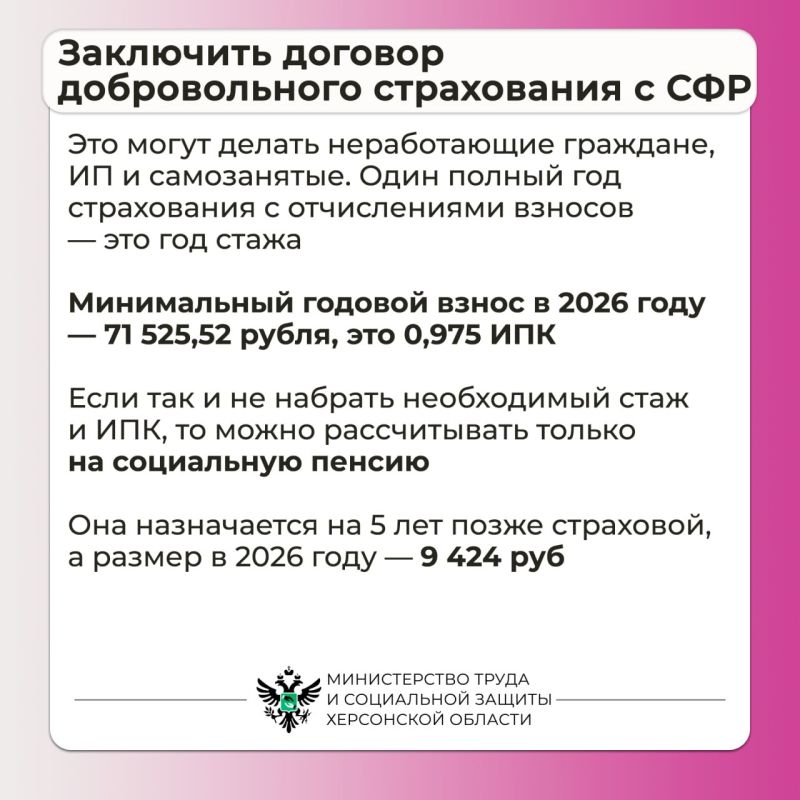 Не хватает стажа для пенсии Не хватает стажа для пенсии