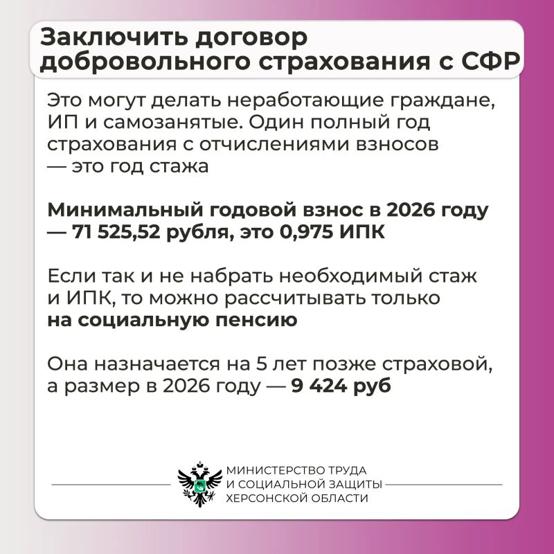Не хватает стажа для пенсии Не хватает стажа для пенсии