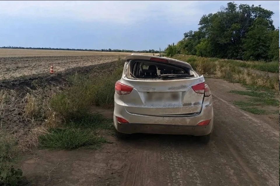 В Херсонской области женщина на Hyundai опрокинула авто в кювет