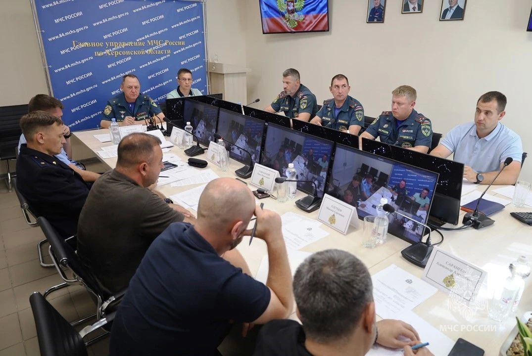 В Главном управлении МЧС России по Херсонской области прошло заседание КЧС и OПБ В Главном управлении МЧС России по Херсонской области прошло заседание КЧС и OПБ