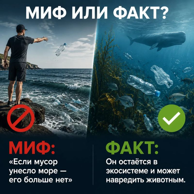 ЭКОМИФ: море само очистится от пластика ЭКОМИФ: море само очистится от пластика