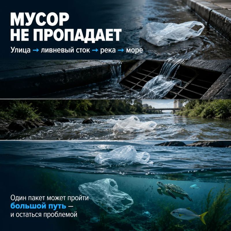 ЭКОМИФ: море само очистится от пластика ЭКОМИФ: море само очистится от пластика