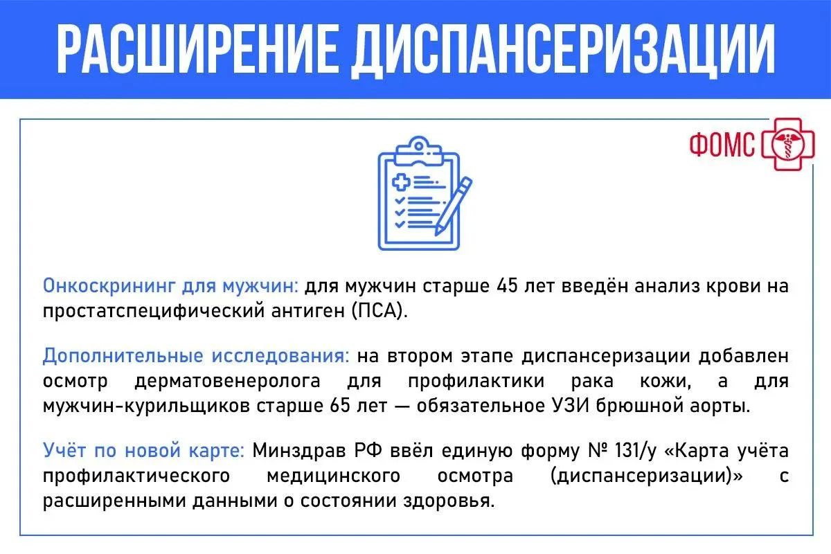 Как изменилась программа диспансеризации и профилактических медицинских осмотров в 2026 году, в чём её особенности и какие новые исследования теперь включены в неё Как изменилась программа диспансеризации и профилактических медицинских осмотров в 2026 году, в чём её особенности и какие новые исследования теперь включены в неё
