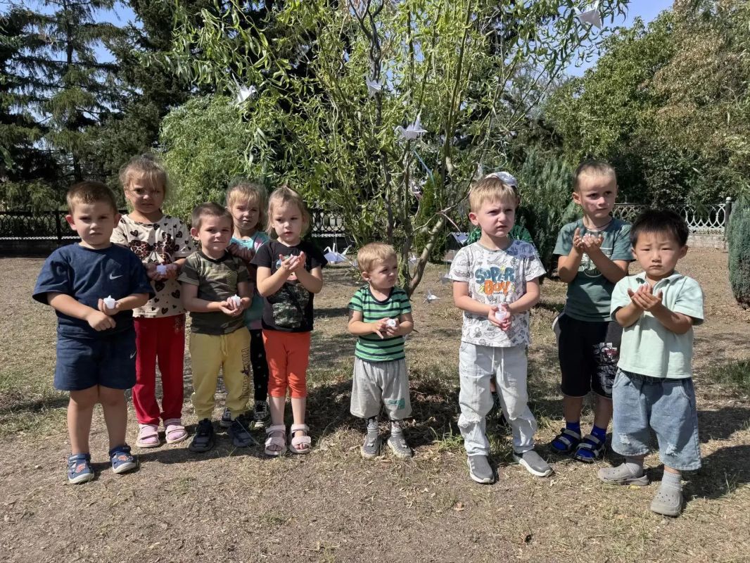 В Скадовском округе говорили с детьми о мире и памяти В Скадовском округе говорили с детьми о мире и памяти