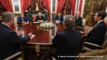 Переговоры Путина с Уиткоффом и Кушнером прошли в Кремле Основные заявления Владимира Путина: