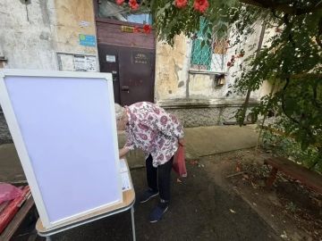 Голосование проходит рядом с домом