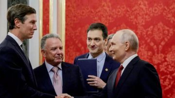 Ушаков рассказал об итогах переговоров Путина с Уиткоффом и Кушнером