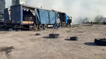 В Запорожье накрыли автостоянку с фурами