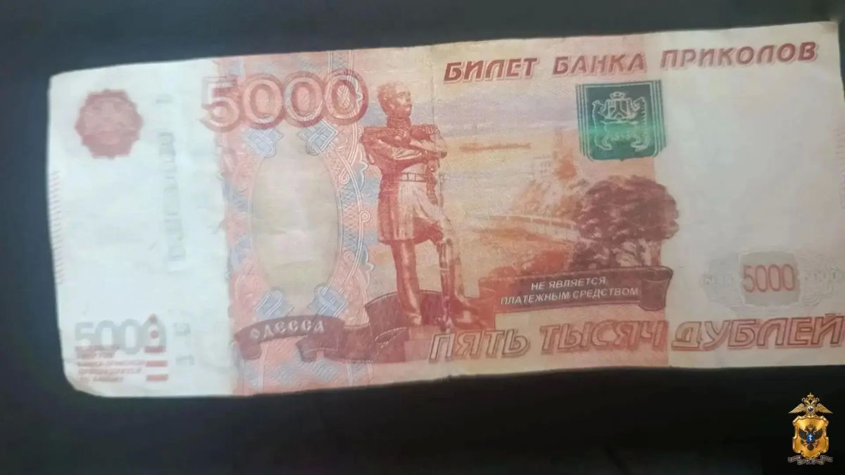 Возбуждено уголовное дело в отношении жителя Алешкинского округа, расплатившегося сувенирной купюрой Возбуждено уголовное дело в отношении жителя Алешкинского округа, расплатившегося сувенирной купюрой