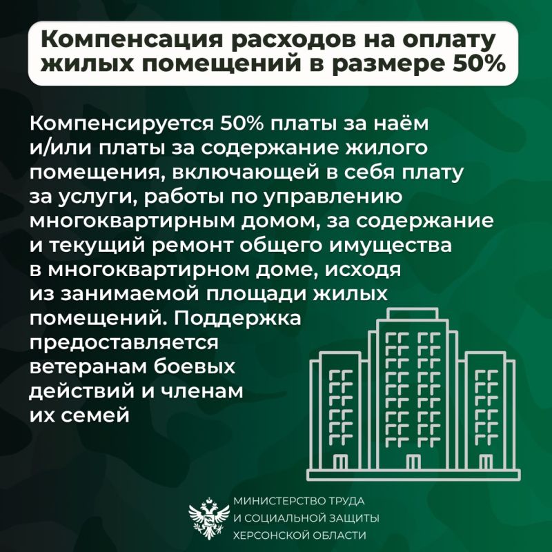 Меры социальной поддержки участников СВО в 2026 году в Херсонской области Меры социальной поддержки участников СВО в 2026 году в Херсонской области