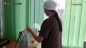 "Я пришла проголосовать за будущее своих детей и внуков": жители Херсонщины — о выборах депутатов Госдумы