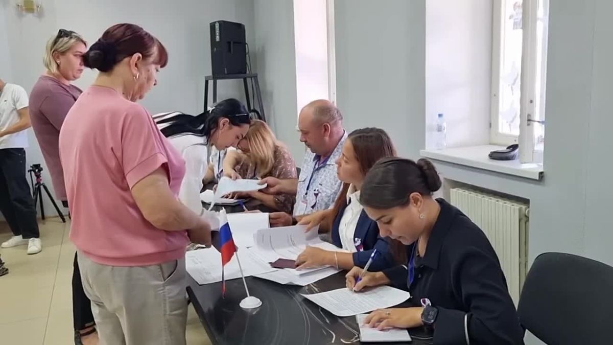 Председатель УИК Каховского округа рассказала о ходе голосования в Тавричанке