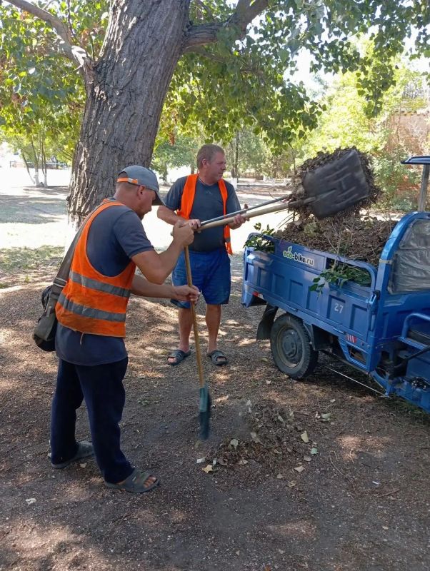 Благоустройство Генического округа: работа кипит Благоустройство Генического округа: работа кипит