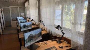 В поселке Лазурное Скадовского округа открылся виртуальный читальный зал Российской государственной библиотеки