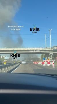 Удары «Геранями» по АЗС в Киеве продолжаются