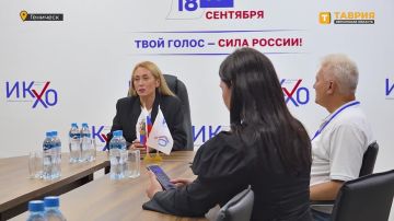 В Херсонской области досрочное голосование на выборах в Госдуму применялось в целях безопасности, отметила Марина Захарова