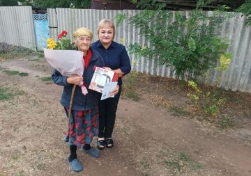 Ветерана Великой Отечественной войны Скадовского округа поздравили с днём рождения