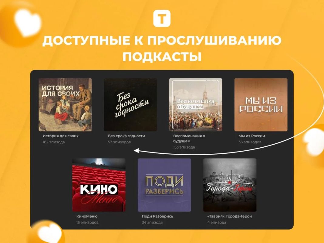 Любимые подкасты "Таврии" — на главных мировых площадках! Любимые подкасты "Таврии" — на главных мировых площадках!